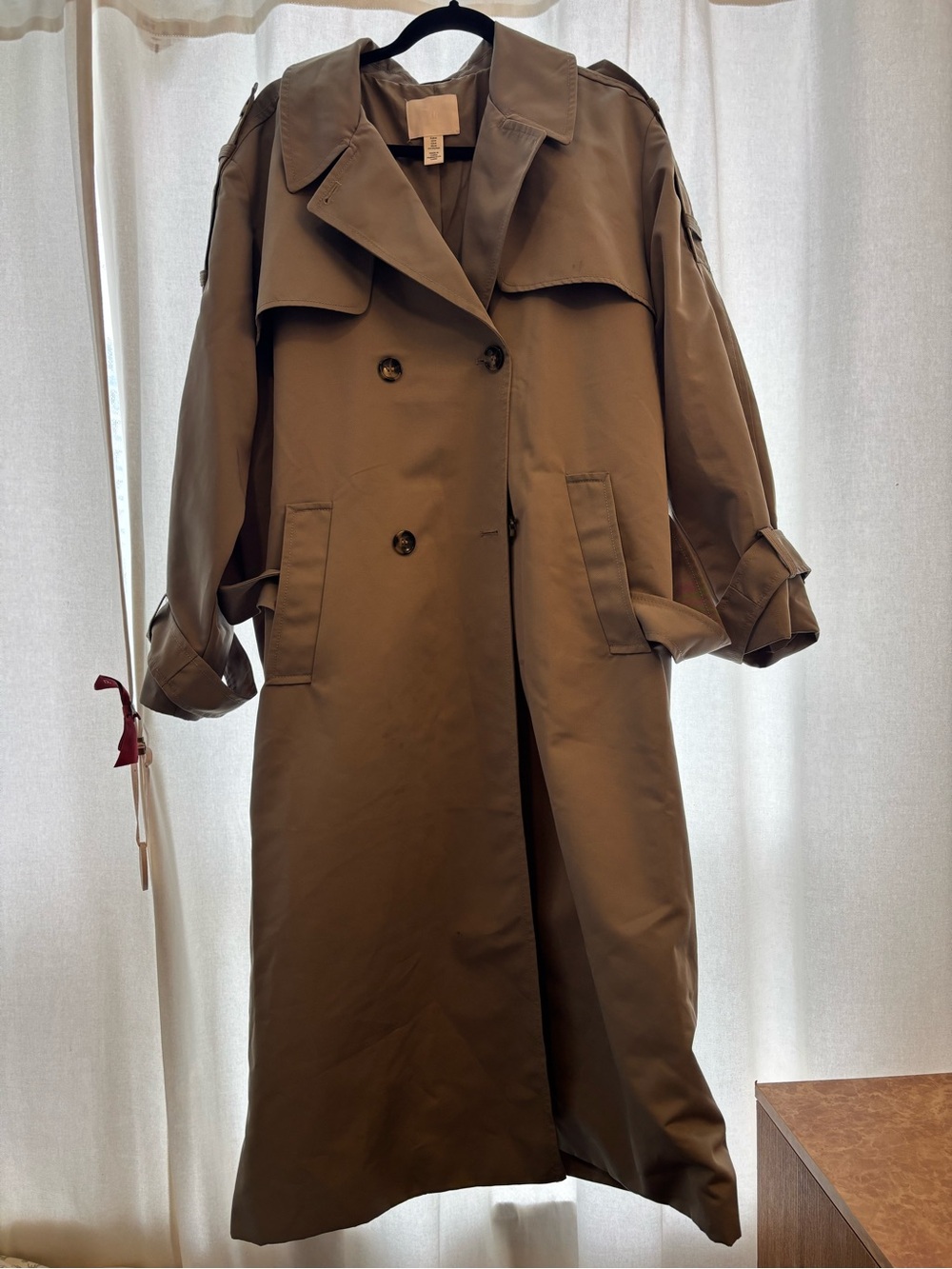 H&M Olive Trench Coat